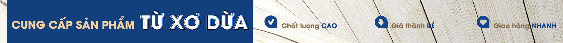 SẢN PHẨM TỪ XƠ DỪA